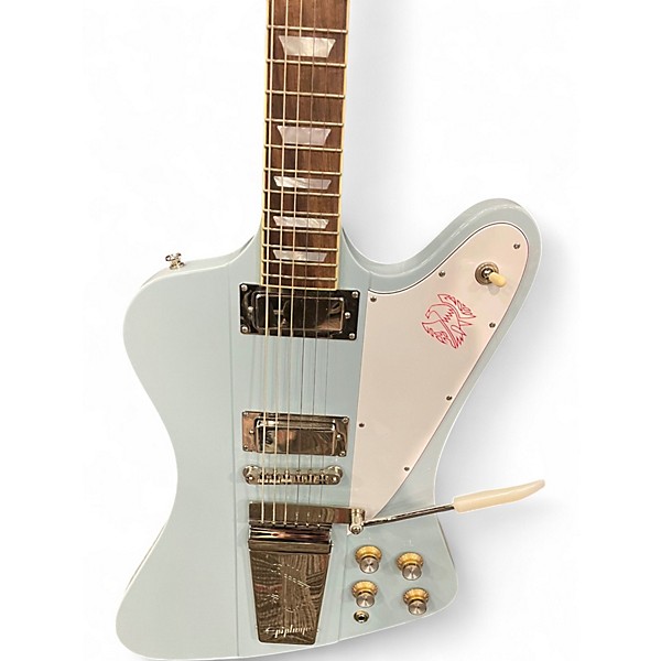 Used Epiphone 1963 FIREBIRD V BLUE Solid Body Electric Guitar