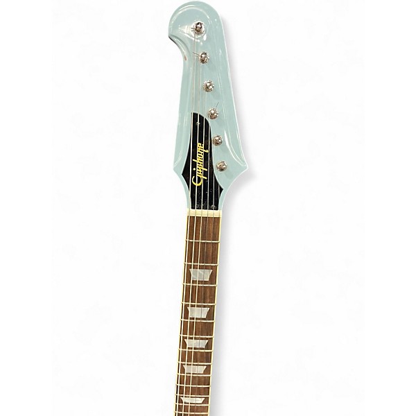 Used Epiphone 1963 FIREBIRD V BLUE Solid Body Electric Guitar