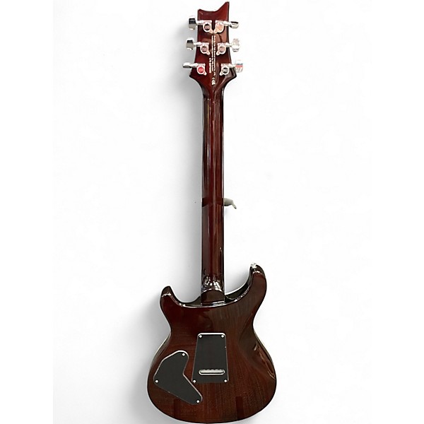 Used PRS SE Custom 24 Piezo Semi-Hollow Tiger Eye Hollow Body Electric Guitar