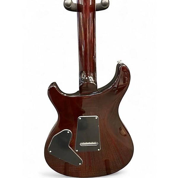 Used PRS SE Custom 24 Piezo Semi-Hollow Tiger Eye Hollow Body Electric Guitar