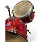 Used Ludwig 5 Piece Accent Red Drum Kit