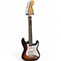 Used 2025 Squier  Affinity Series Stratocaster Junior HSS 3 Color Sunburst Solid Body Electric Guitar thumbnail