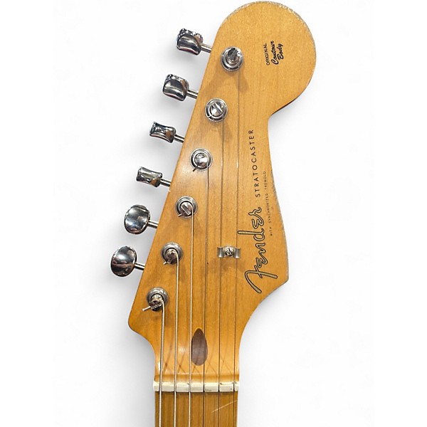 Used Fender Road Worn 1950S Stratocaster Black Solid Body Electric Guitar