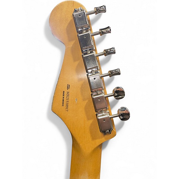 Used Fender Road Worn 1950S Stratocaster Black Solid Body Electric Guitar