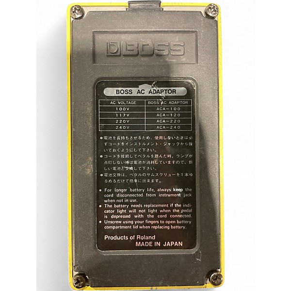 Vintage 1985 BOSS SD1 Super Overdrive Effect Pedal