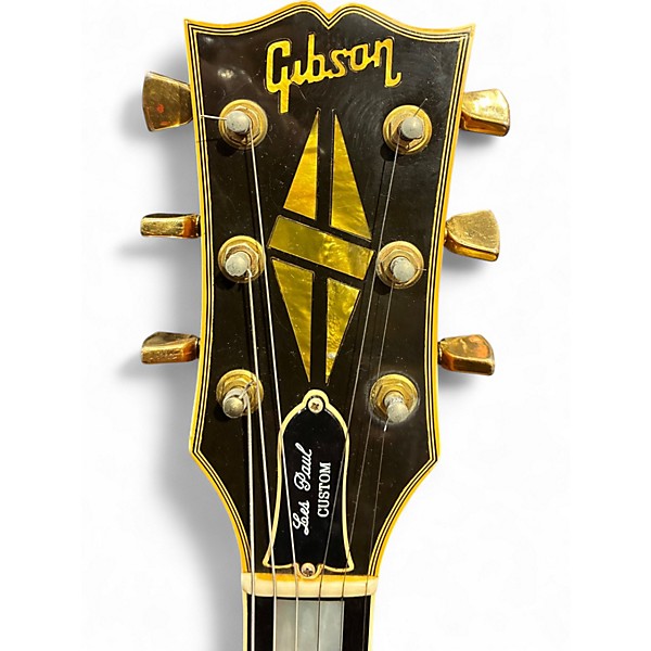 Vintage 1976 Gibson 1976 3pu Les Paul Custom Vintage Natural Solid Body Electric Guitar
