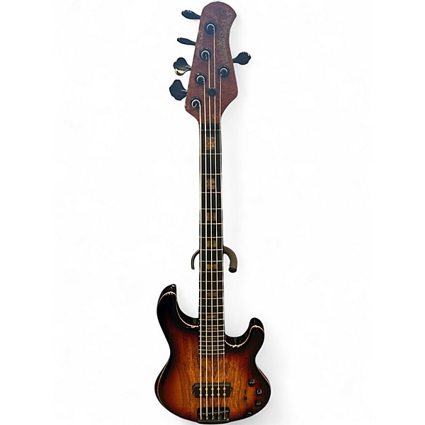 Used 2023 Ernie Ball Music Man Stingray 35th anniversary Spalted Sunburst Electric Bass Guitar