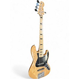 Used Fender Marcus Miller Signature Jazz Bass V Natural Electric Bass Guitar