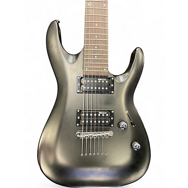 Used ESP LTD MH17 7 String Black Solid Body Electric Guitar