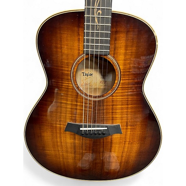 Used Taylor GT K21e Sunburst Acoustic Electric Guitar