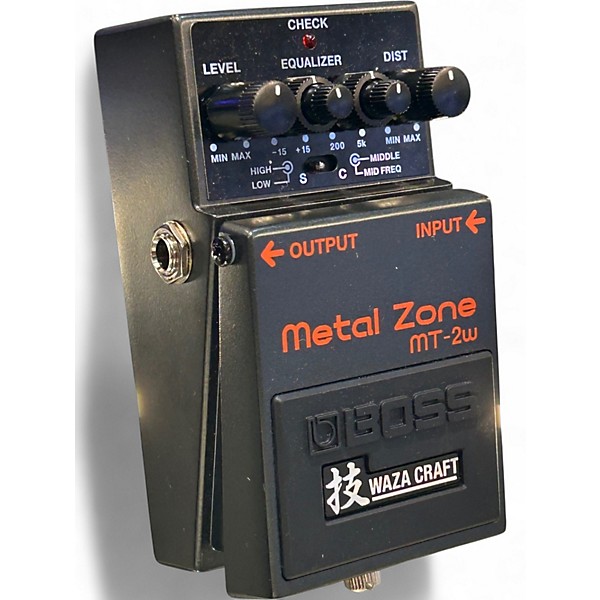 Used BOSS MT2W Metal Zone Waza Craft Effect Pedal