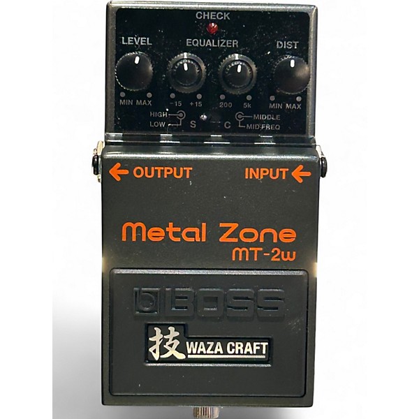 Used BOSS MT2W Metal Zone Waza Craft Effect Pedal