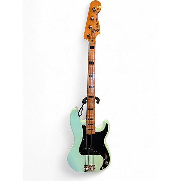 Used Squier Classic Vibe 1970S Precision Bass Seafoam Green Electric Bass Guitar