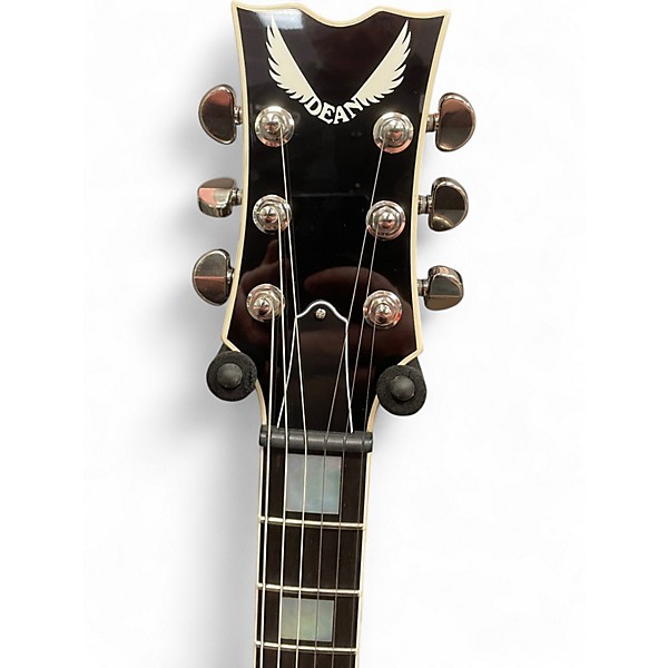 Used Dean THOROUGHBRED BLACK Solid Body Electric Guitar