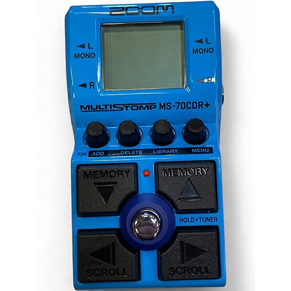 Used Zoom MS-70CDR+ MULTISTOMP Effect Processor