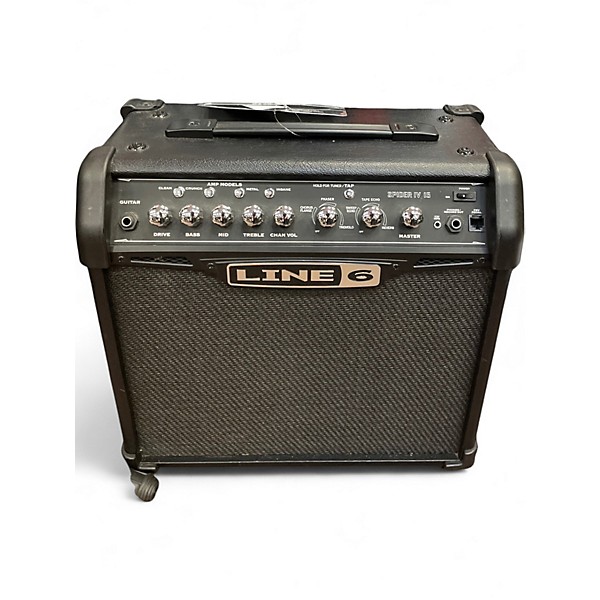 Used Line 6 Spider IV 15W 1X8 Guitar Combo Amp