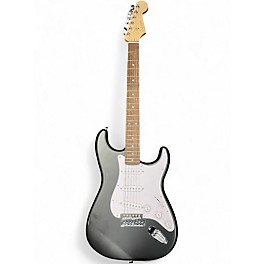 Used Squier STRATOCASTER Black Solid Body Electric Guitar