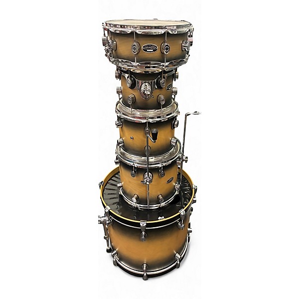 Used PDP by DW 5 Piece FS Series Brown Satin Burst Drum Kit
