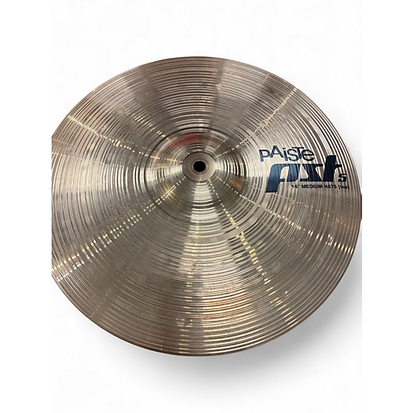 Used Paiste 14in PST5 Medium Hi Hat Pair Cymbal