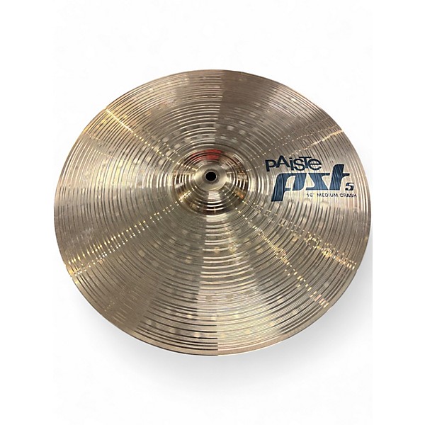 Used Paiste 16in PST5 Medium Crash Cymbal