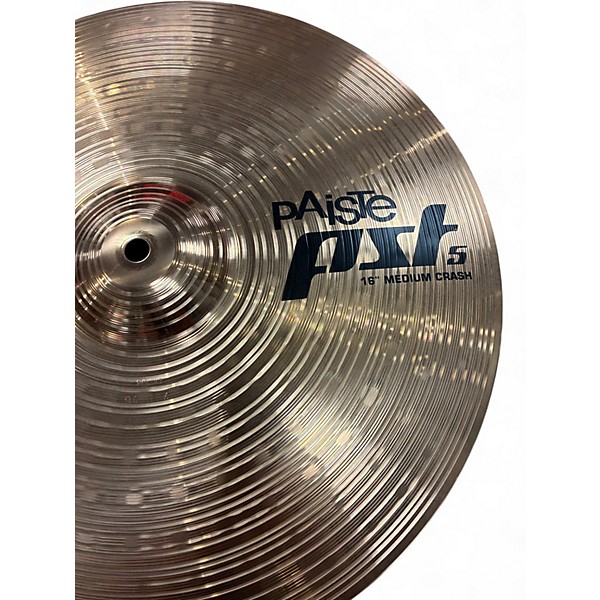 Used Paiste 16in PST5 Medium Crash Cymbal
