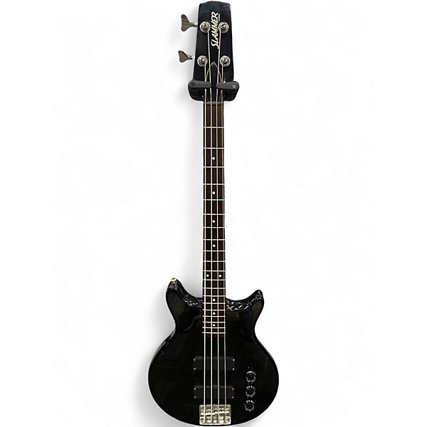 Used Hamer Slammer Black Electric Bass Guitar