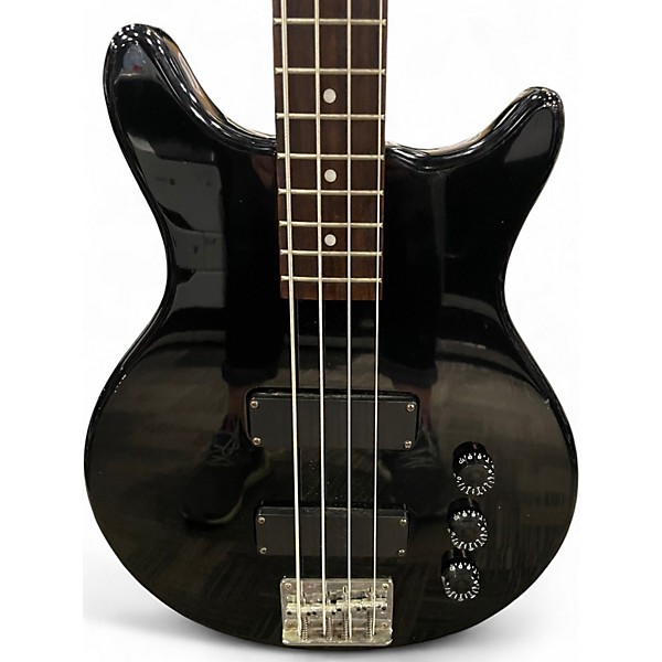 Used Hamer Slammer Black Electric Bass Guitar