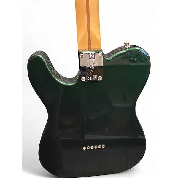 Used Fender Deluxe Player Telecaster w/ Duncan Quarter Pounder British Racing Green Solid Body Electric Guitar