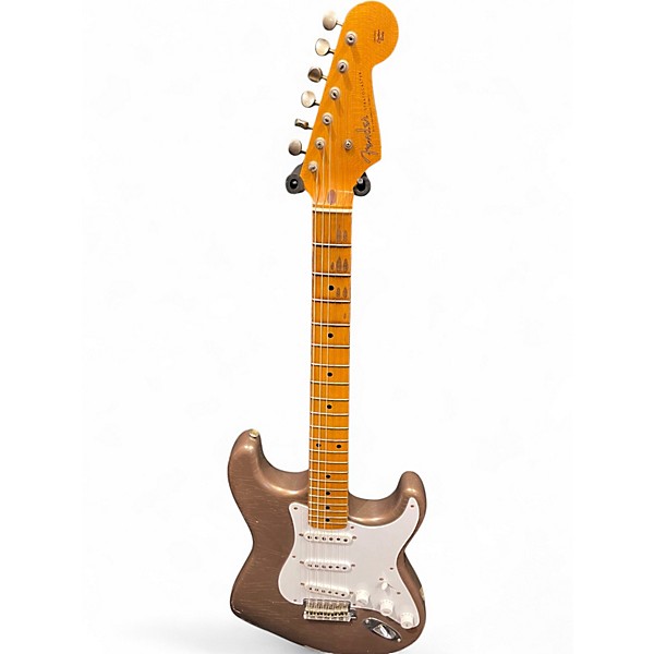 Used Fender Custom Shop LTD 54 Journeyman Stratocaster Relic Shoreline Gold Solid Body Electric Guitar