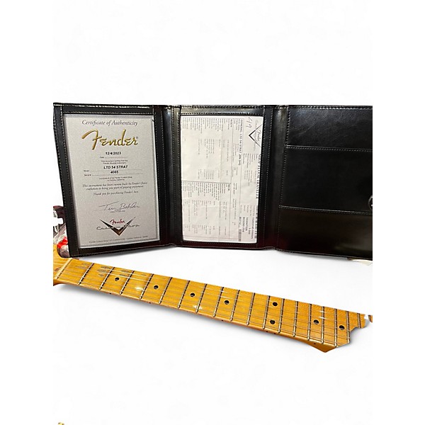 Used Fender Custom Shop LTD 54 Journeyman Stratocaster Relic Shoreline Gold Solid Body Electric Guitar