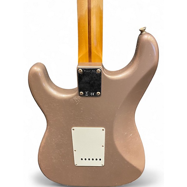 Used Fender Custom Shop 62 Journeyman Stratocaster Relic Aged Shoreline Gold Solid Body Electric Guitar