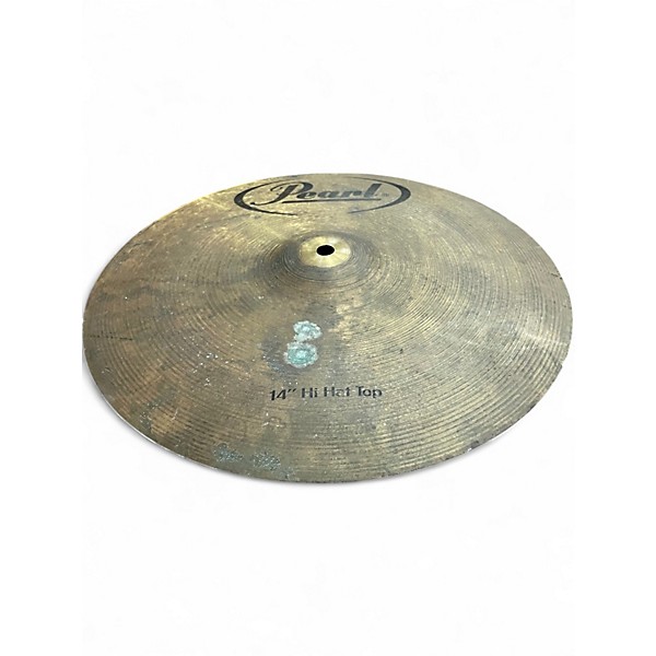 Used Pearl 14in 14 INCH HI HAT TOP Cymbal