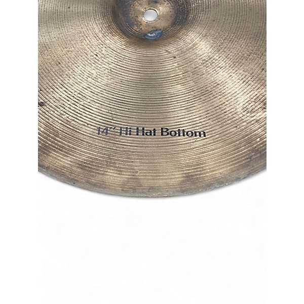 Used Pearl 14in 14 INCH HI HAT BOTTTOM Cymbal