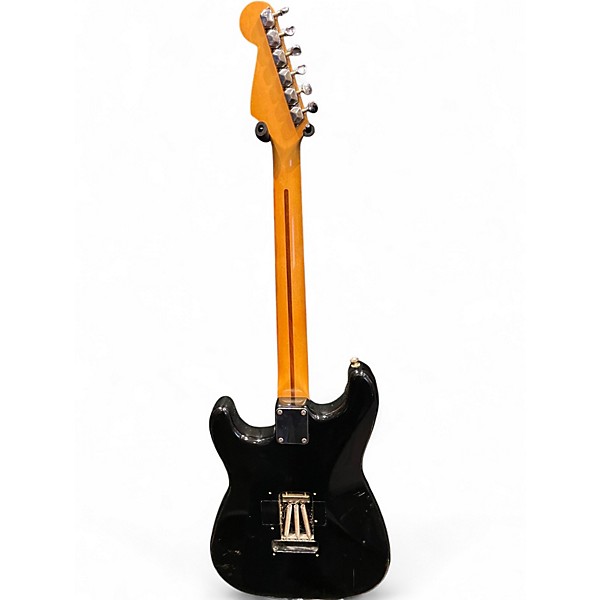 Used Fender 1995 Standard Stratocaster MIM Black Solid Body Electric Guitar