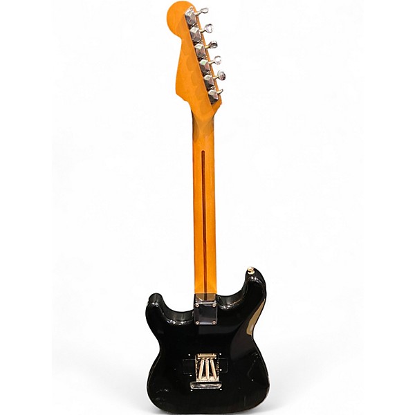 Used Fender 1995 Standard Stratocaster MIM Black Solid Body Electric Guitar