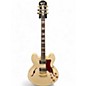 Used Epiphone Sheraton Antique White Hollow Body Electric Guitar thumbnail