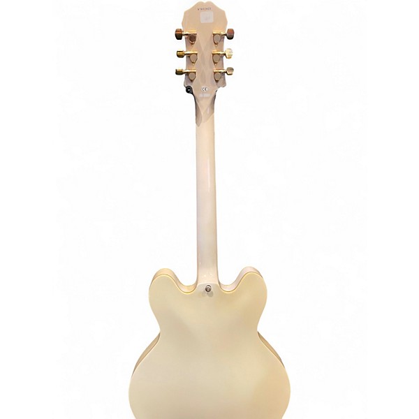 Used Epiphone Sheraton Antique White Hollow Body Electric Guitar