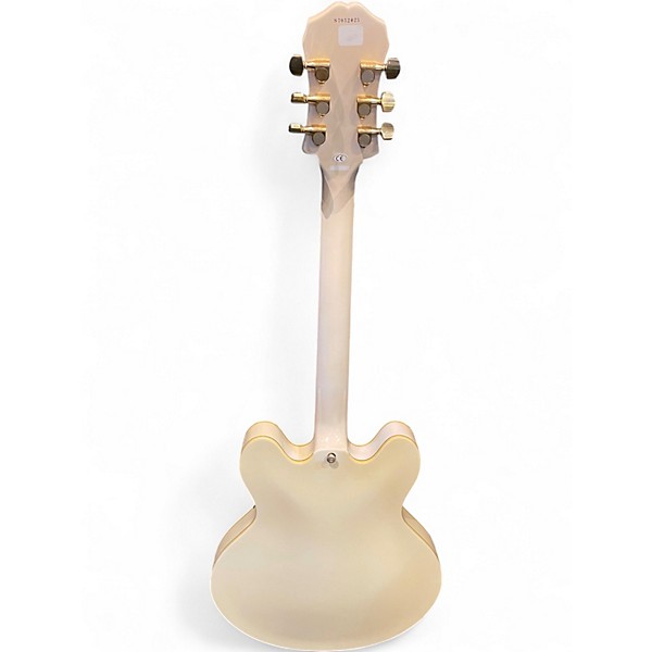 Used Epiphone Sheraton Antique White Hollow Body Electric Guitar