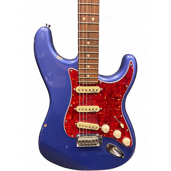 Used Squier Contemporary Stratocaster Purple Metallic Solid Body Electric Guitar