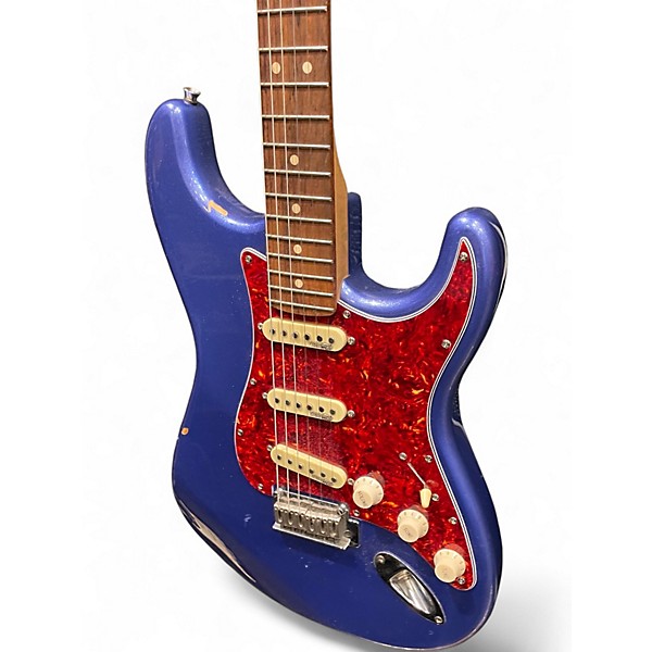 Used Squier Contemporary Stratocaster Purple Metallic Solid Body Electric Guitar