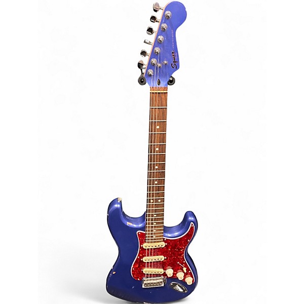 Used Squier Contemporary Stratocaster Purple Metallic Solid Body Electric Guitar