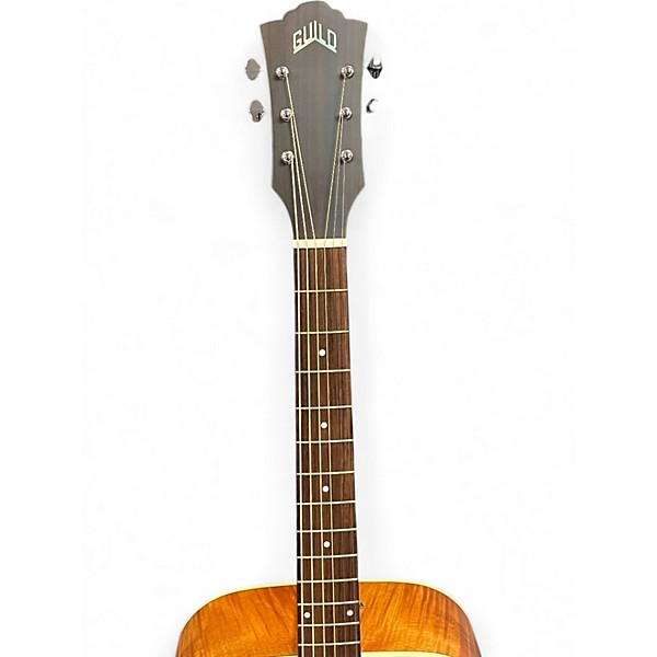 Used 2022 Guild D240E Vintage Natural Acoustic Electric Guitar