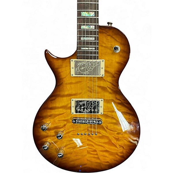Used Carvin CS6 Left Handed Honey Burst Solid Body Electric Guitar