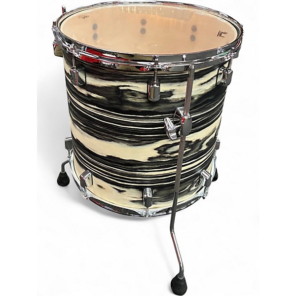 Used Pearl 3 Piece Decade Maple Bop zebra Drum Kit