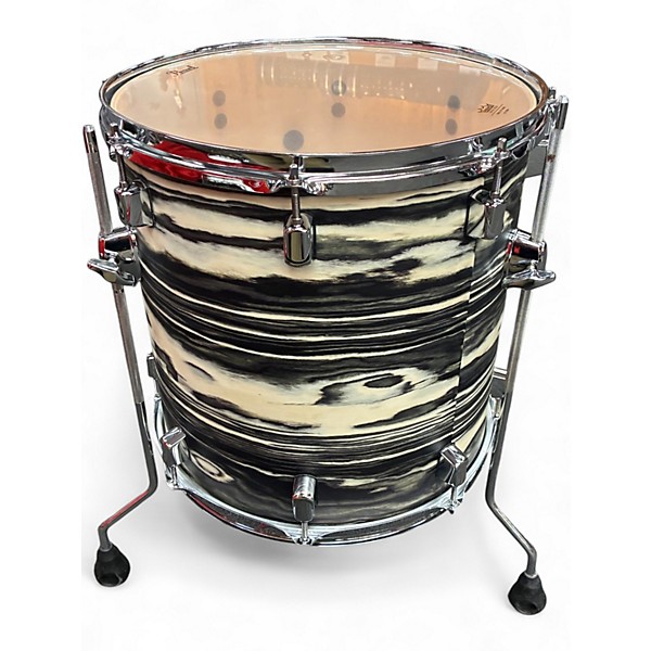 Used Pearl 3 Piece Decade Maple Bop zebra Drum Kit