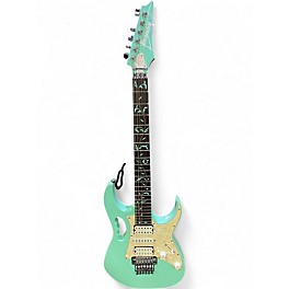 Used Ibanez JEM PREMIUM 70VSFG Seafoam Green Solid Body Electric Guitar