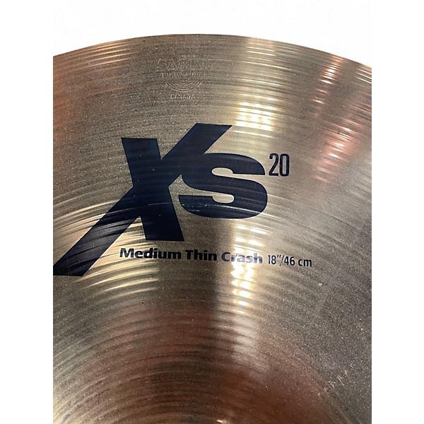 Used SABIAN 18in XS20 Medium Thin Crash Cymbal