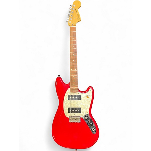 Used Fender Mustang RED Solid Body Electric Guitar