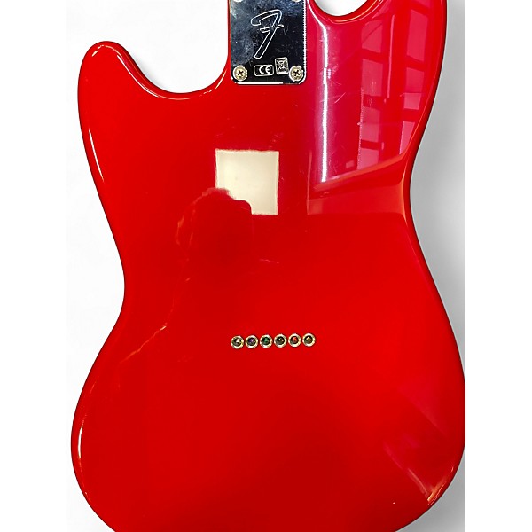 Used Fender Mustang RED Solid Body Electric Guitar