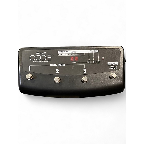 Used Marshall CODE 3 Button Footswitch Pedal